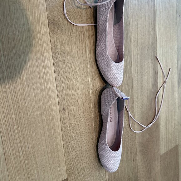 Rothy's Square Wrap Ballet Flats in Ballerina Pink - Sz. 8 - Picture 3 of 7